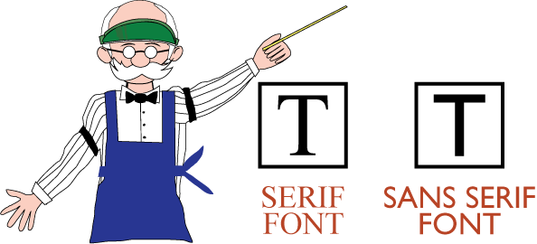 Serif vs Sans Serif