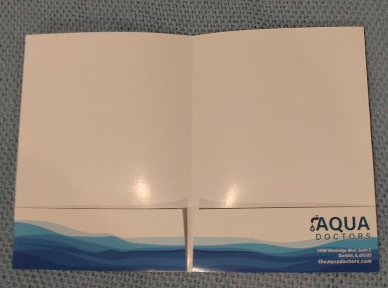 Aqua Doctors Presentation Folder - inside